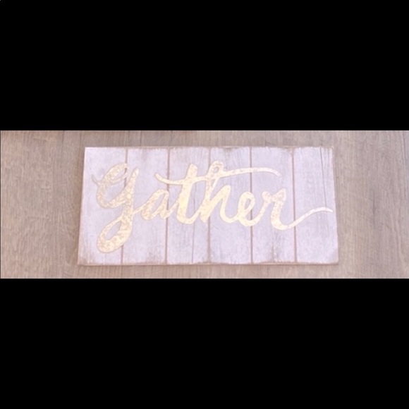 Gather Rustic Farmhouse Wall Decor - Picture 1 of 4